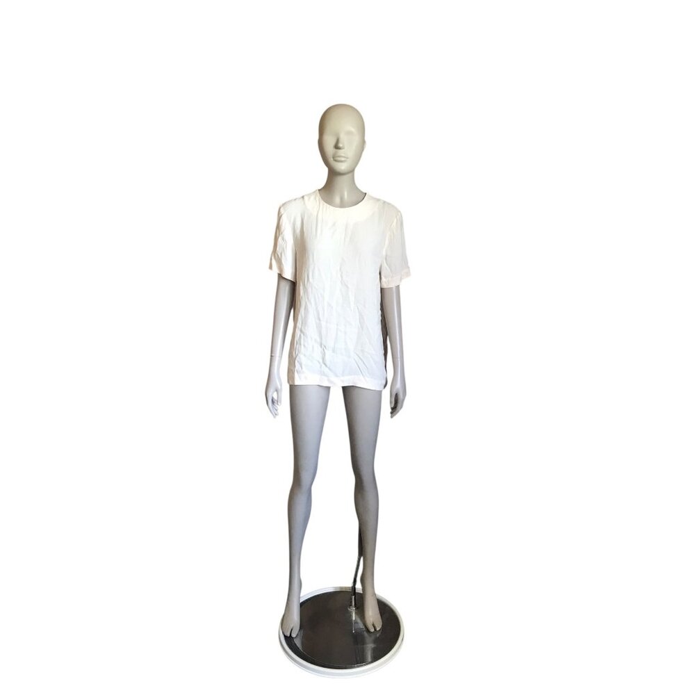 & Other Stories Light Pink Short Sleeve Blouse